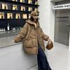 2026 Winter Damen Mode Kapuzen-Freizeit-Daunenjacke mit großen Taschen, lockere Passform, Oversized, Figurschmeichelndes A-Linien-Design