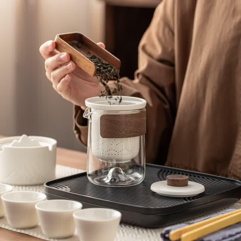 Dongyue Portable Kung Fu Tea Set with Tray
