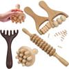 Herramientas de masaje de maderoterapia, masajeador anticelulítico, masajeador corporal de drenaje linfático, herramientas Gua Sha, alivio del dolor muscular de todo el cuerpo.