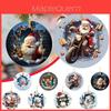 Charming Acrylic Christmas Break Through Ornament For Unique Car Interior Decoration