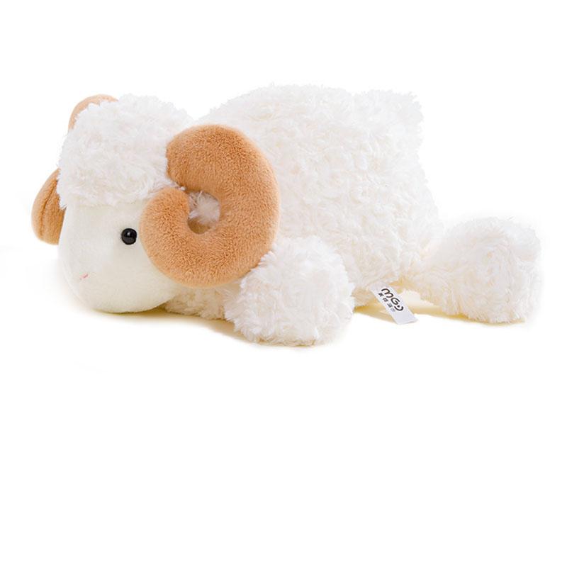 cartoon simulation lamb plush stuffed toy cute creative cloth doll children's birthday gift kawaii decorative ornament