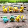 In Stock Anime Figure Pok  Mon Cosplay Animal  Car Cake Decoration Cute Mini Action Figure Toy Birthday Surprise Gift