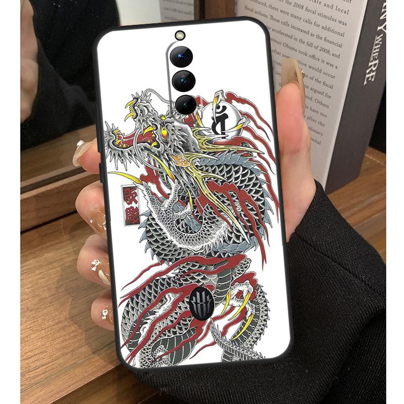 

Yakuza Dragon Tattoo Case For Nubia Red Magic 10 Pro Plus 6 7 Pro 6S 7S 5G 6R RedMagic 9S 8S 8 9 Pro Plus Coque Red Magic 5S