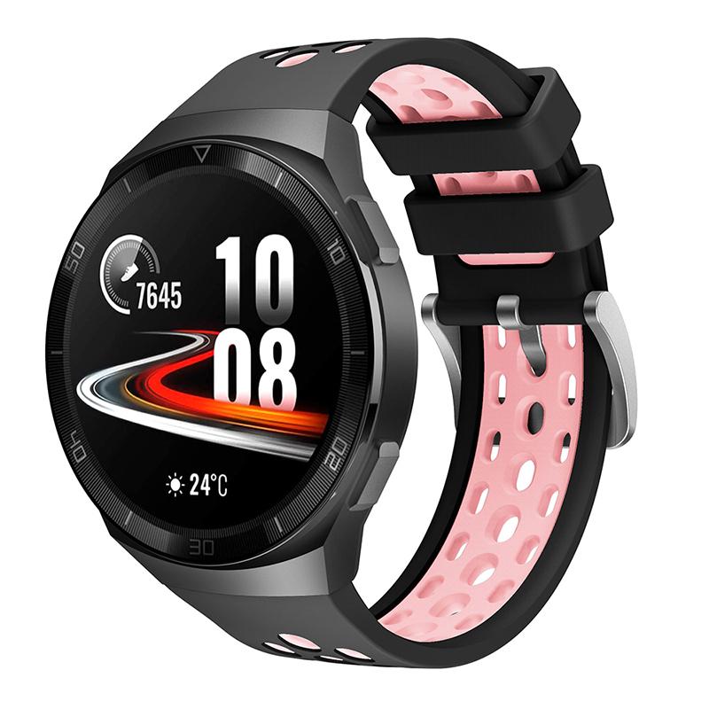 7 Colors Silicone Sports Watch Band Breathable Wristband Watch Band Strap Bracelet Replacement For Huawei Watch GT 2e