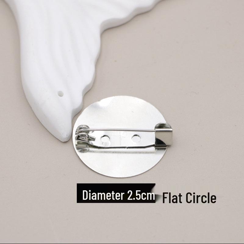 Handmade Lapel Flower Brooch Pin with Lock Clasp for DIY Hair Accessories