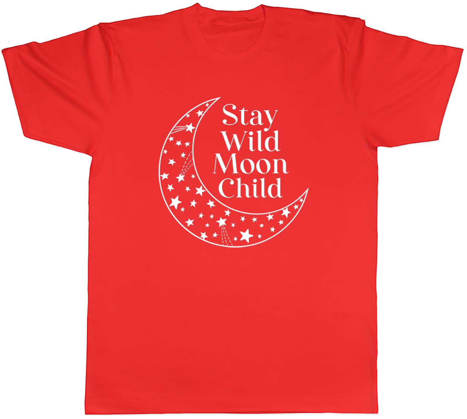 Stay Wild Moon Child Stars Unisexs Unisex TShirt Tee Gift S
