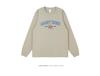Trendy Retro American Letter Print Couples' Versatile Autumn Loose Long Sleeve T-Shirt