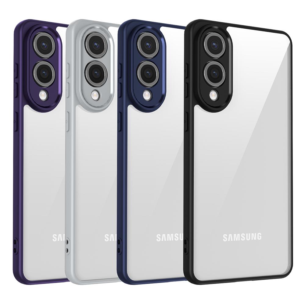 For Samsung Galaxy S25 Edge Case Matte Skin Touch Clear PC + TPU Shockproof Phone Back Cover