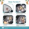 Universal Car SunShade Side Window Windscreen Roof Window For Children Adults Adsorption SunShade Cover