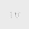 Red Paris Silver Earrings JDLET6S01ZC