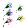 Artificial Flower Multi-Head Fake Flowers Bouquet Home Decoration Resistant Party Garden Living Room Bedroom Holiday