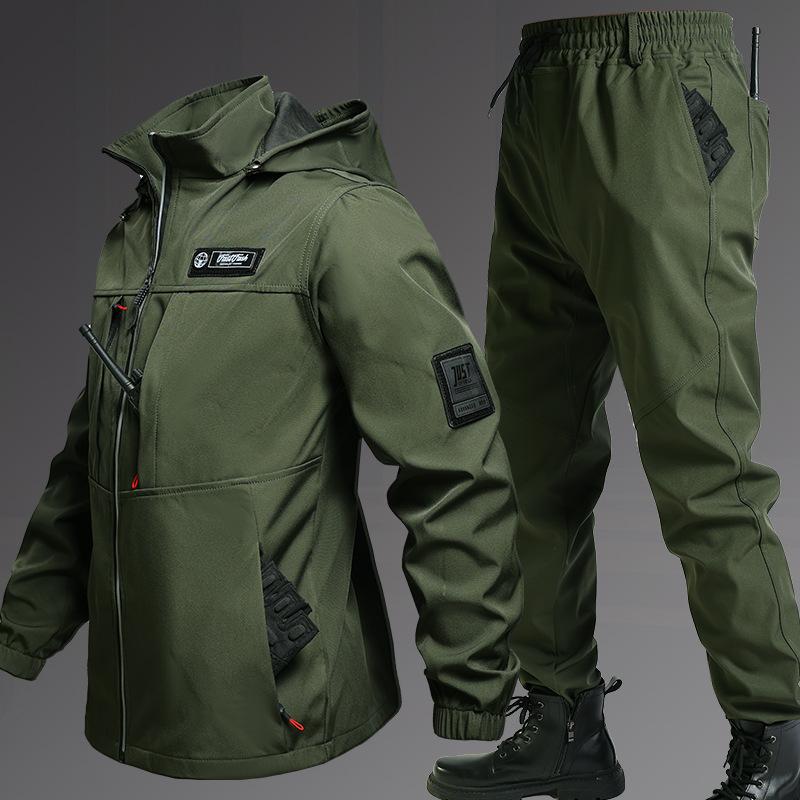 Luxury Training Suit Men Men's Sports Suits Tracksuit Sports Suit Man Clothes Waterproof Windproof and Warm Assault Suit