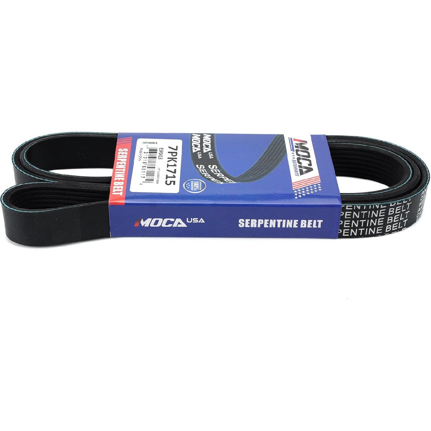 

7PK1715 EPDM Serpentine Belt Fit 2016-2020 for Honda Civic L4 1.5L, 2017-2020 for Honda CR-V L4 1.5L, 2009-2014 for Acura TSX L4 2.4L, 2002-2004 for