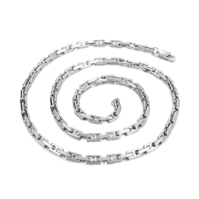 KALEN 5mm 4 Color Geometry Link Chain Bracelet & Necklace Jewelry Set Men Women Stainless Steel 304 Fashion New In Accessories