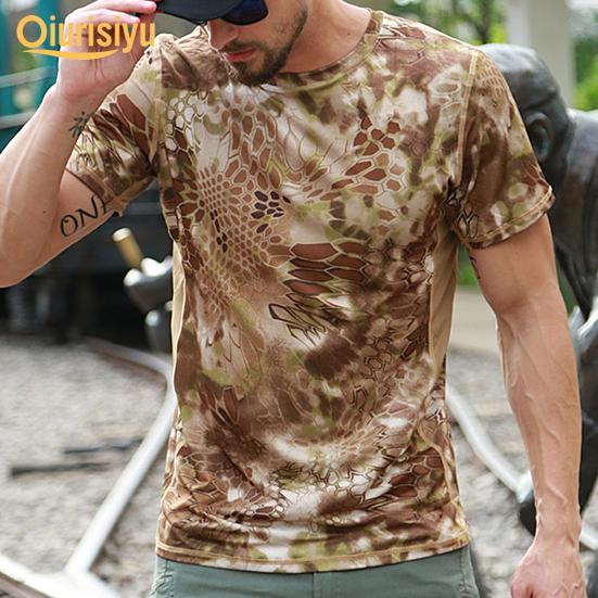 Python Snake Print Quick Dry T-shirt 