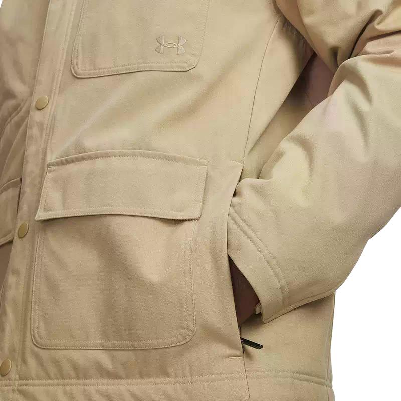 Under Armour Polo Button Logo Solid Jacket Men jackets 6000882-234