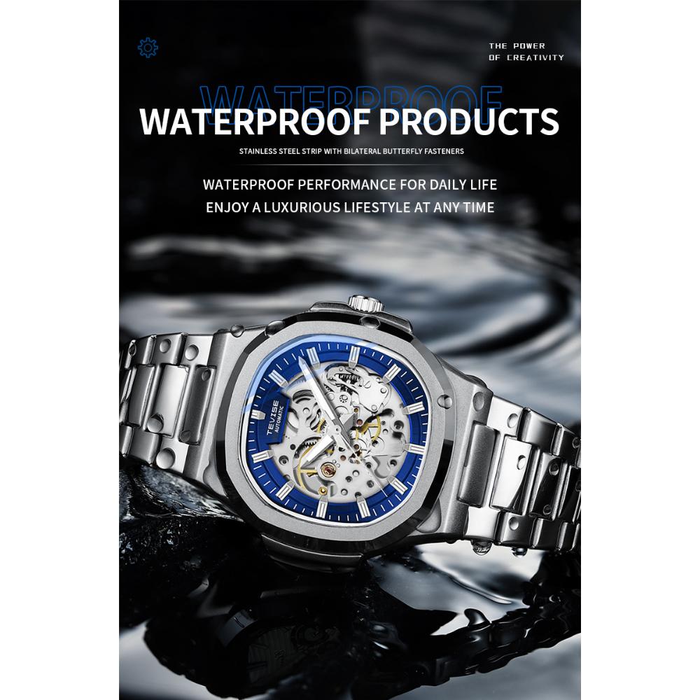 Men Luxury Mechanical Watches Waterproof Automatic Design Business Wrist Watches