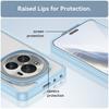 Transparent PMMA + TPU Case For Honor Magic6 Pro Magic6Pro 5G Full Protection Bumper Colorful Soft Border Hard Back Shell Cover