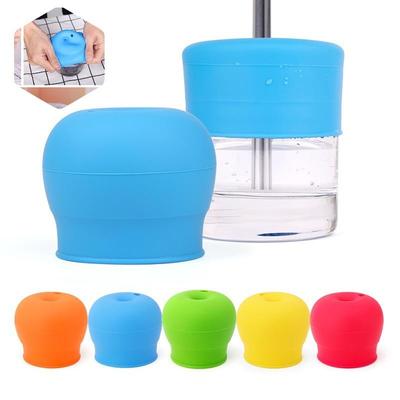 1PC Copertura per tazza anti-traboccamento con foro per cannuccia in silicone, tazza per bevande con ventosa Copertura per tazza in silicone, copertura per tazza con cannuccia circolare