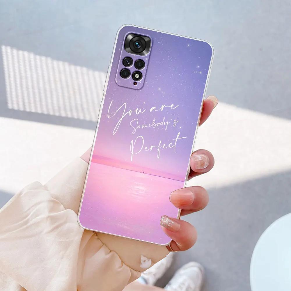 For Redmi Note 11 Case Soft Silicone TPU Phone Cover For Xiaomi Redmi Note 11S Cases Coque Redmi Note 11 Pro 4G 5G Bumper Fundas