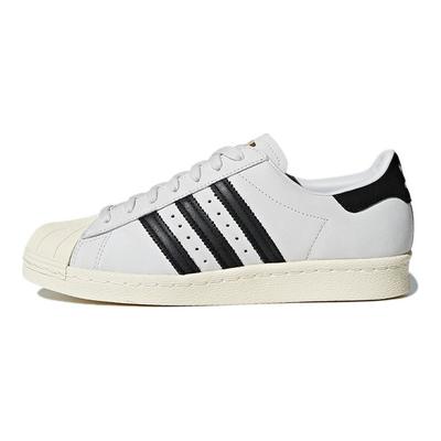 Originals Superstar 80s Tênis Confortáveis de Cano Baixo Tênis Femininos Cinza Preto CQ2512