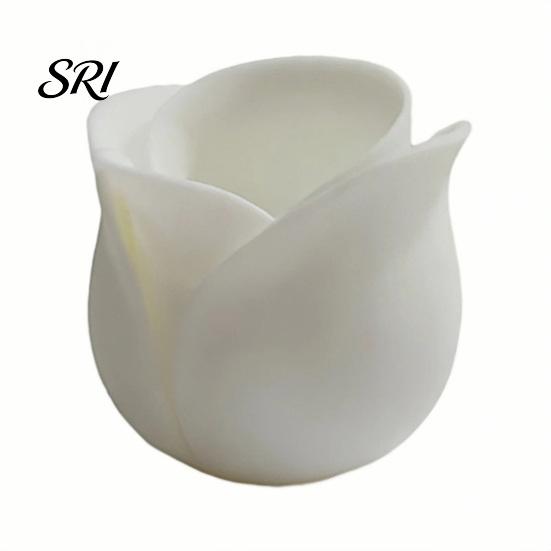 Unique Rose Design Planter 3D Printed Shaped Mini Flower Pot for Succulents Herbs Small Decorative Plant Container Plants Cute Tiny Cactus Office Home
