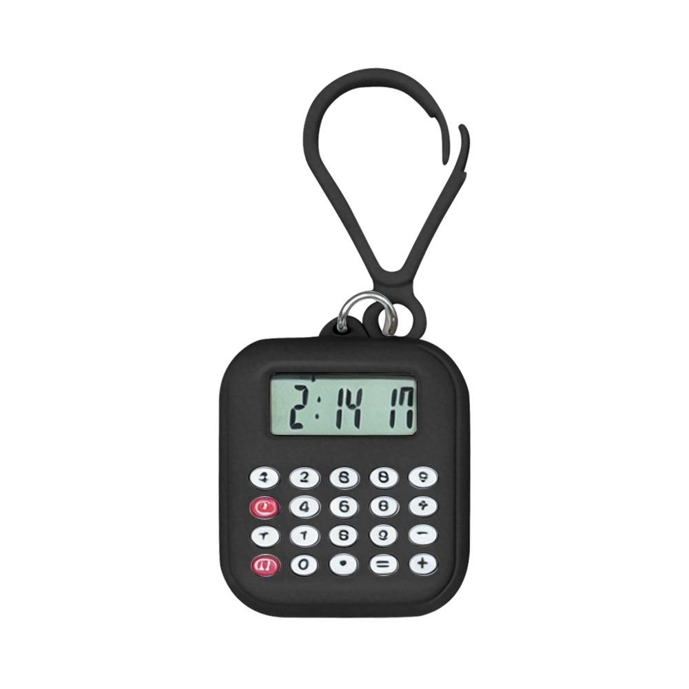Multifunctional Mini Calculator 8 Digits Display Portable Keychain Calculator Silent Button Lightweight Electronic Calculator