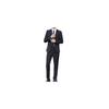 Kira Suit Men's 2-Piece Suit Set: Jacket and Trousers, Plain, 2-Button, Formal Wear, Wedding, Job