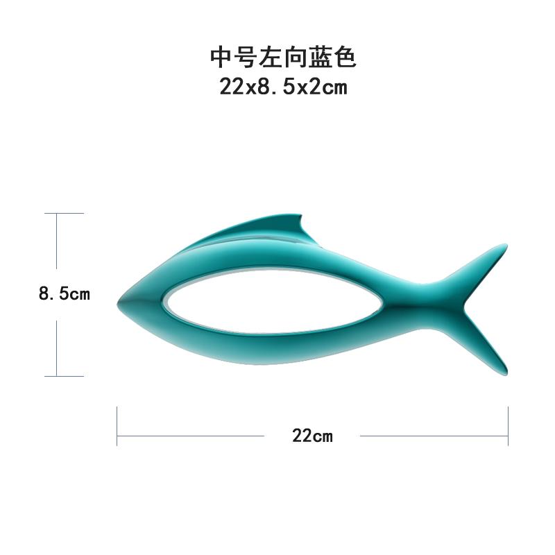 Wall Decor Creative Plastic Electroplating 3D Fish Home Decoration Living Room Sofa Background Wall Decoration Hanging Decor