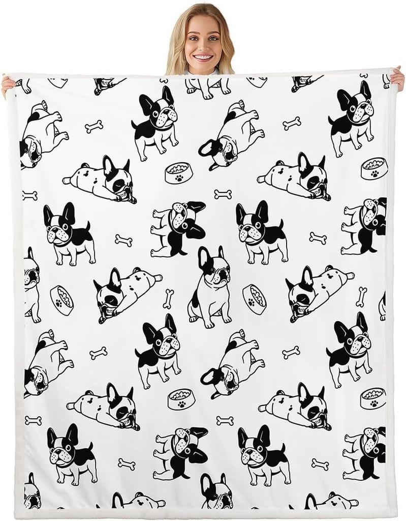Airplane Pattern Blanket Soft Fleece Throw Kids Room Decor Aviation Theme Baby Gift Home Decoration