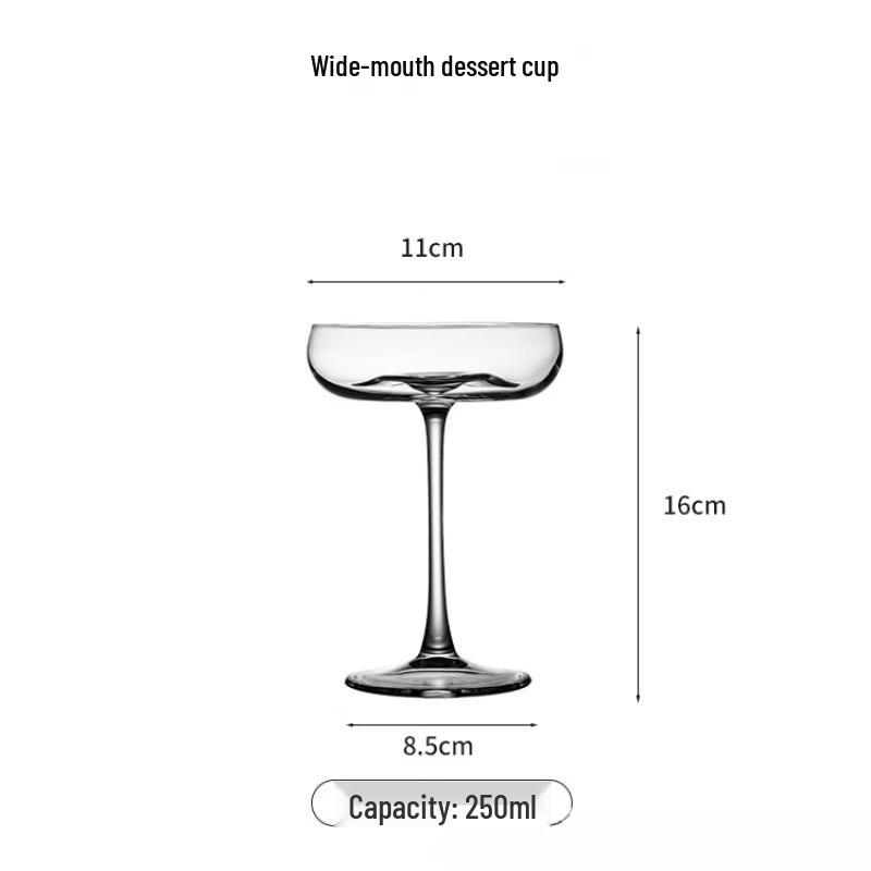 MDNG Crystal Glass High-Foot Dessert Cup