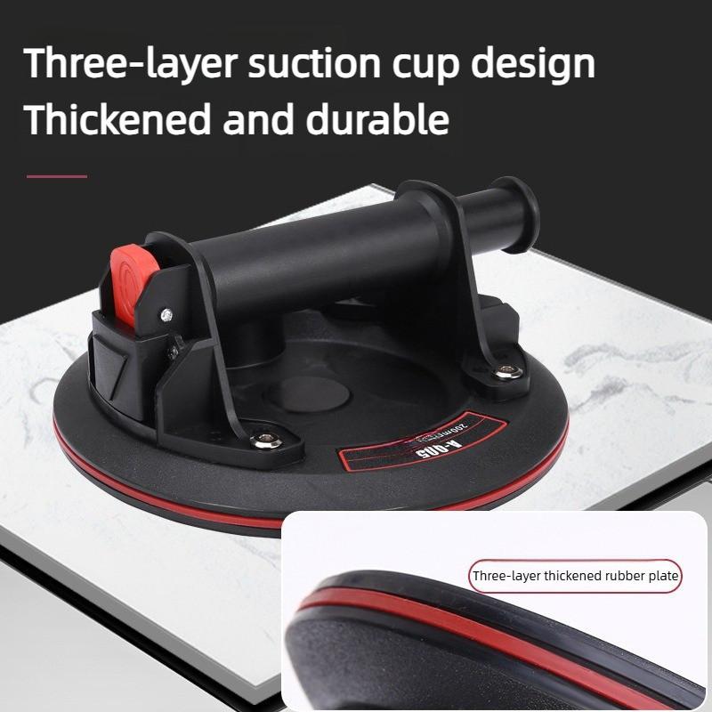 8 Inches Industrial Air Pump Vacuum Powerful Electric Suction Cup Automatic Air Refill Glass Tile Handling Tool Tiling Machine