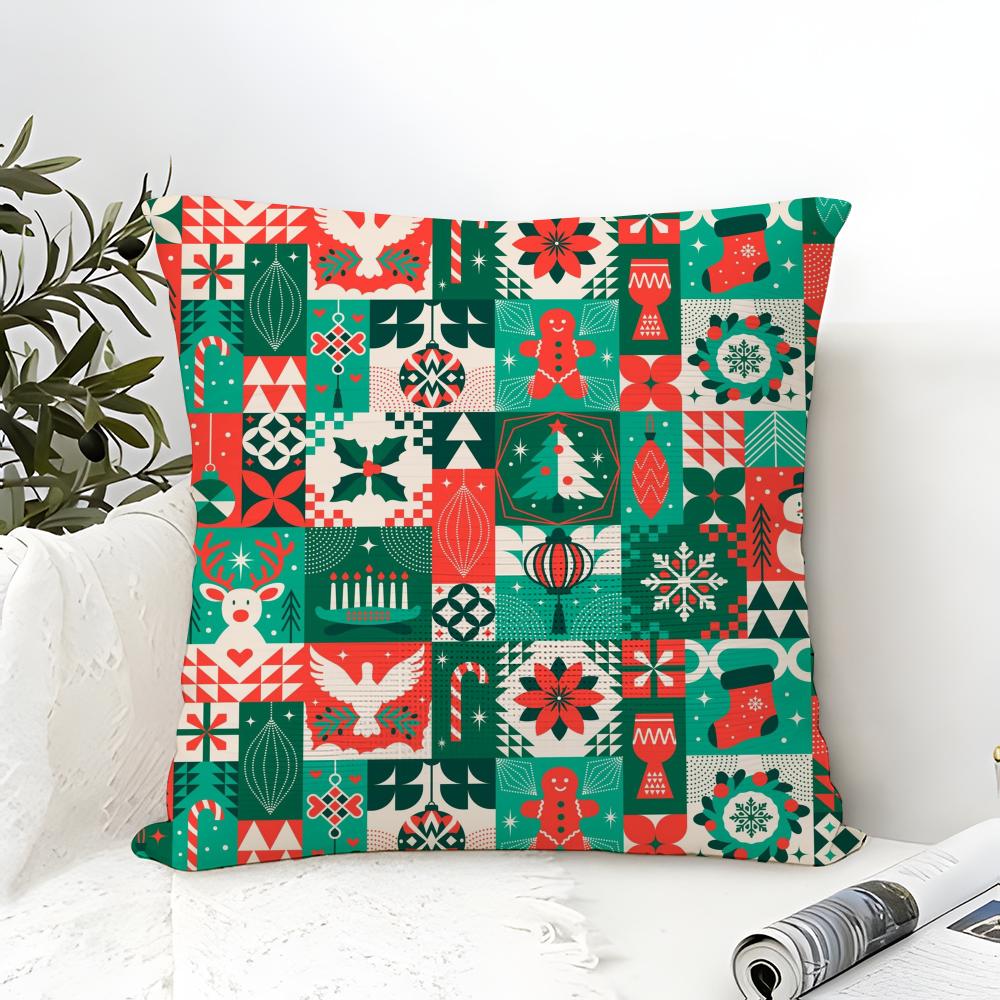 Diverse squarestyle prints Pillow Case linen pillow case sofa home decor cushion cover cushion cove
