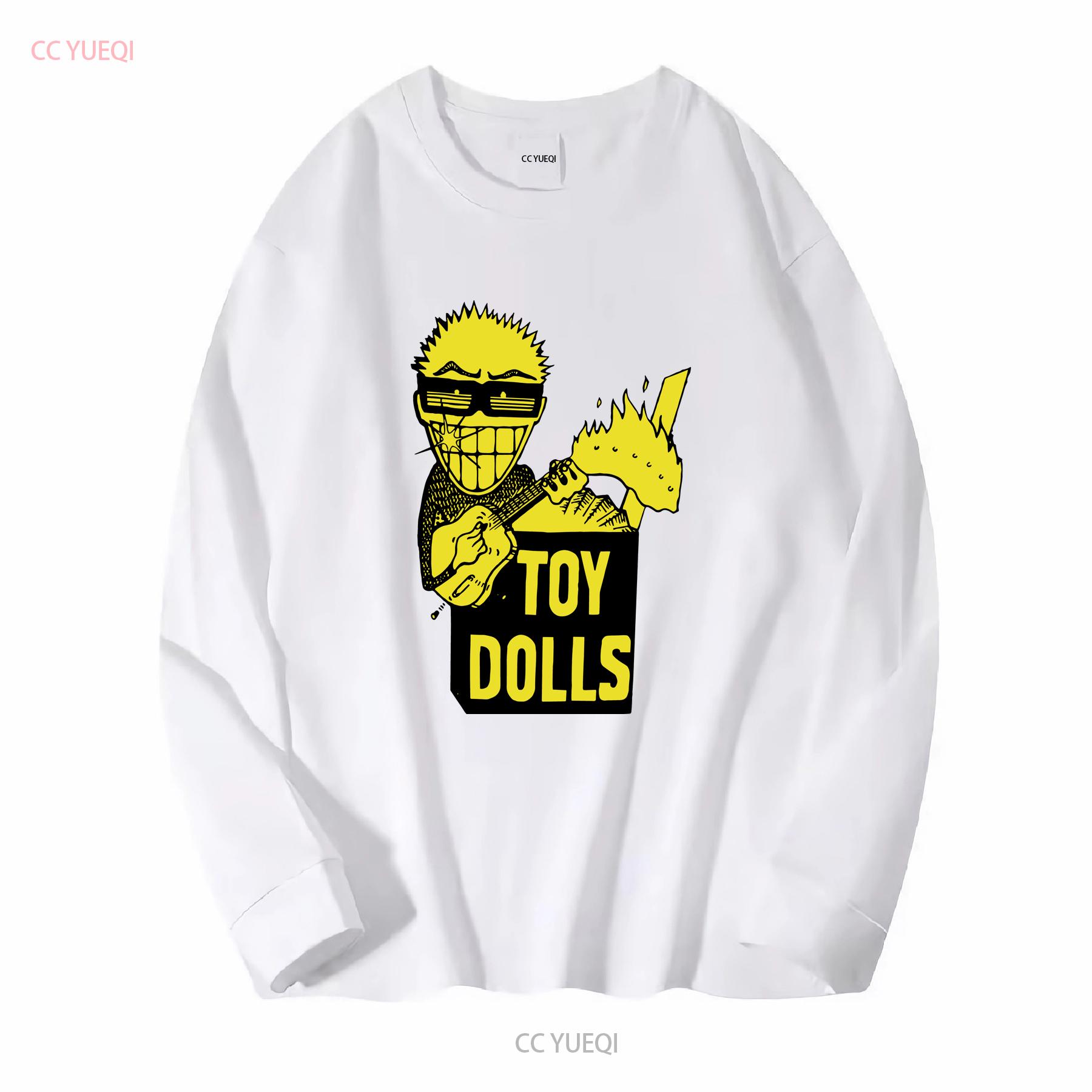 GUOYAN TOP THE TOY DOLLS IDLE GOSSIP NIEUW BLAUW T-SHIRT vintage gewassen stijlvol casual streetwear ademend homme mode grafisch XL