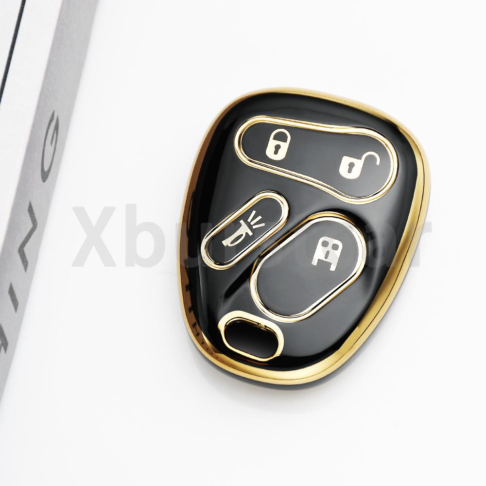 3/4 Button Shell Fob Cover Car Key Cover For Gmc Sierra Sonoma Yukon For Chevrolet S10 Saturn Silverado Suburban Gmc Tahoe Alarm