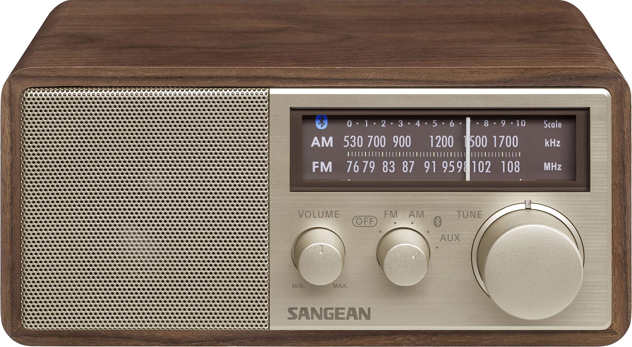 

SANGEAN Радіо сумісний Bluetooth динамік горіх FM/AM WR-302 [Bluetooth сумісний]