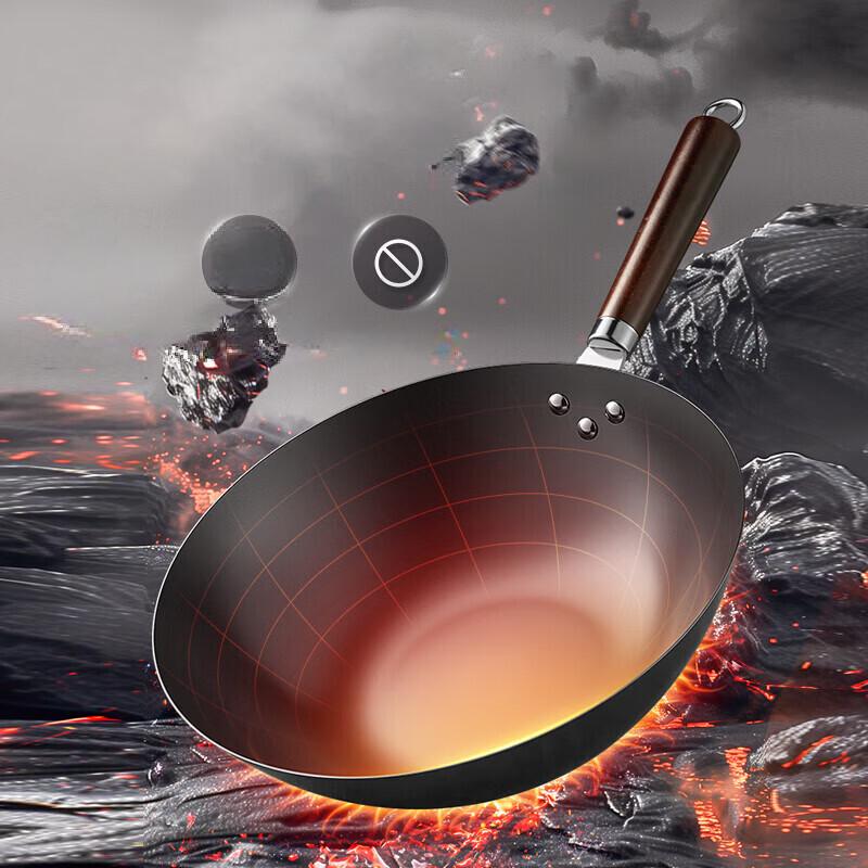 SUPOR 32cm Fine Iron Non-Stick Wok (VC32BH10)