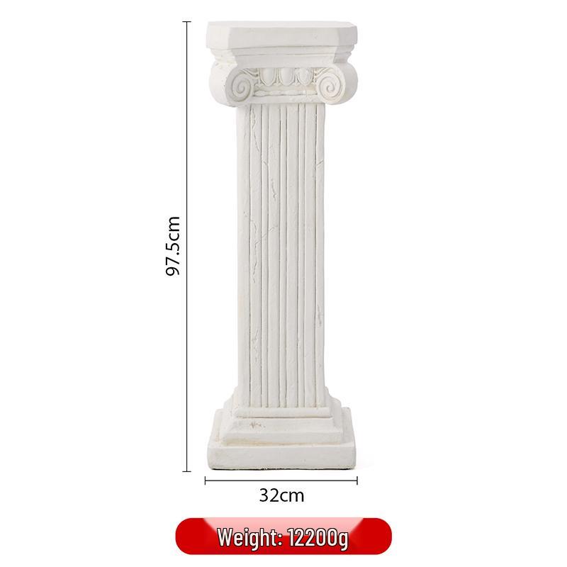 Europäischer Römischer Säulen Blumentopf: Retro Garten Hochzeitsdekoration Ornament