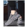 Men's Summer New Mesh Breathable Men's Casual Shoes Trend Versatile Hollow Single Shoes Solid Color One Foot Shoes