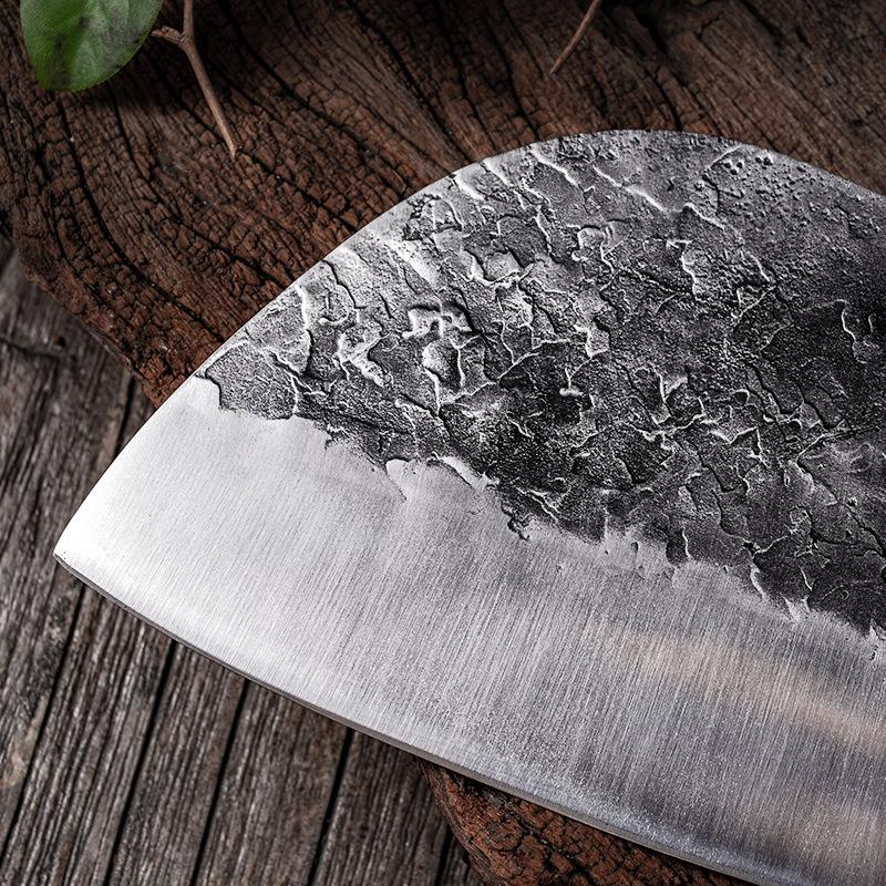 Kitchen Butcher Knife Handmade Full Tang Forged High-carbon Steel Wood Handle Kitchen Knives Chef Cleaver Boning Fillet Knife