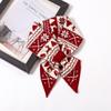 Jacquard Winter Knitted Scarves Deer Woolen Neckerchiefs Cute Women Scarf  New Year Gift