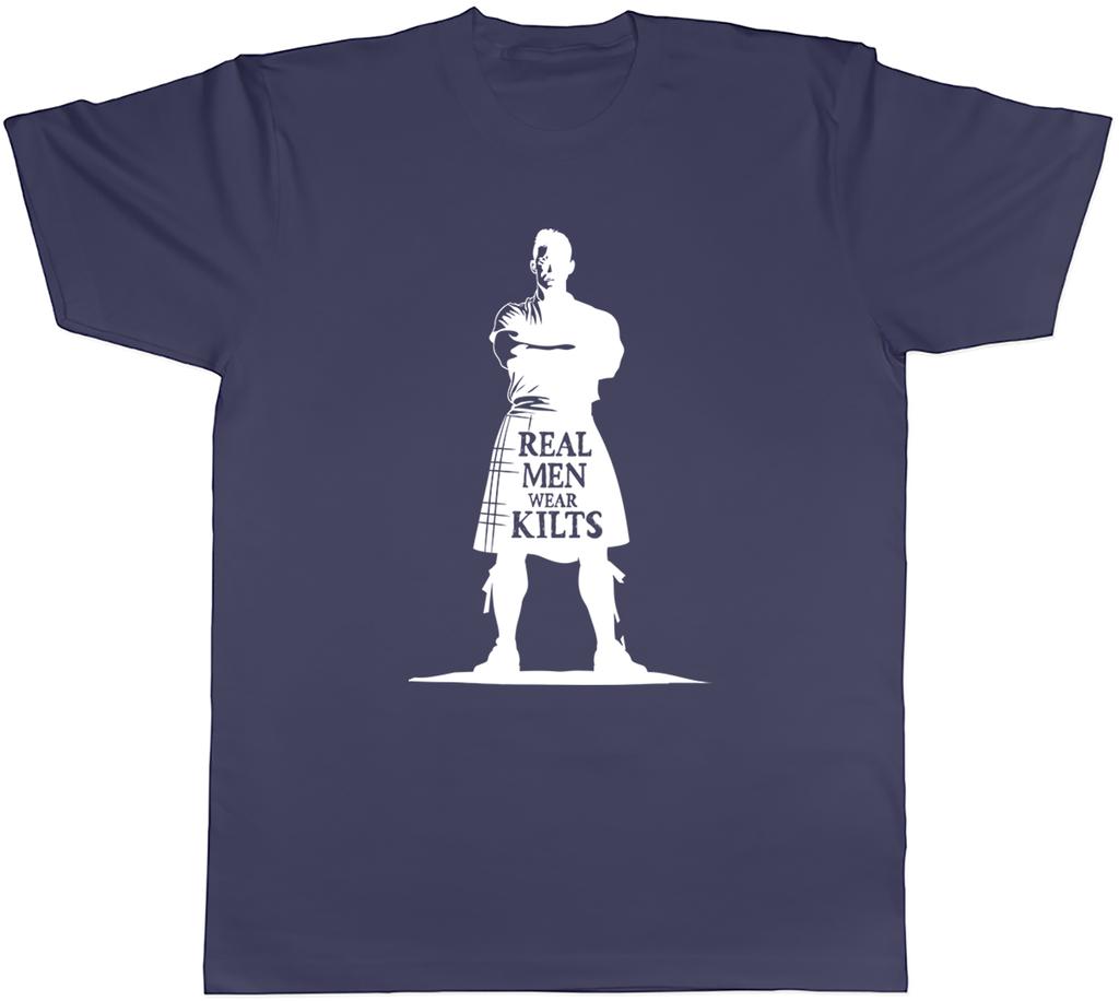 Real Unisex Wear Kilts Funny Joke Scottish Scotland Unisexs TShirt Tee Gift Top