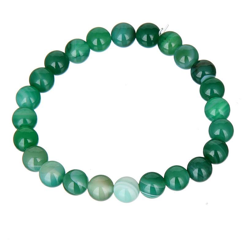 Versatile 6mm Natural Gemstone Round Beads Stretchy Bracelets For Every Occasion