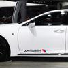 2 Pezzi Adesivi Riflettenti per Portiera Laterale Auto Grafiche per Carrozzeria Decalcomania in Vinile Per Mitsubishi ASX Lancer L200 Pajero Sport Attrage Mirage Eclipse