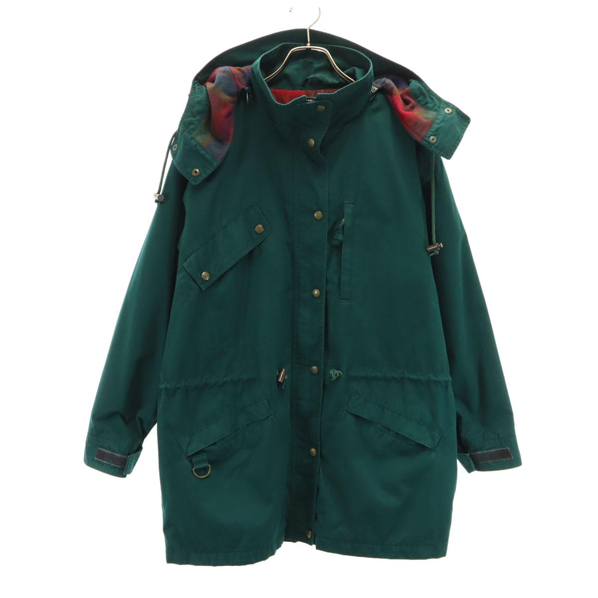 

Eddie Bauer 90s Old Black Tag Mountain parka L green Outdoors Women Used