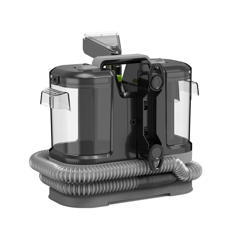 Компактна багатофункціональна машина для чищення оббивки та килимів зі інтегрованим розпиленням та всмоктуванням