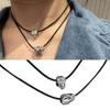 Retro Totenkopf Halskettenanhänger Antiker Acryl Schlüsselbein Kette Vintage Gotischer Schmuck Geschenke Skelett Choker Halsketten