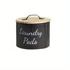 1PC Coffee Filter Holder Wooden Coffee Filter Basket with Lid for Storing Various Filter Papers, Tea Bags, Coffee Beans