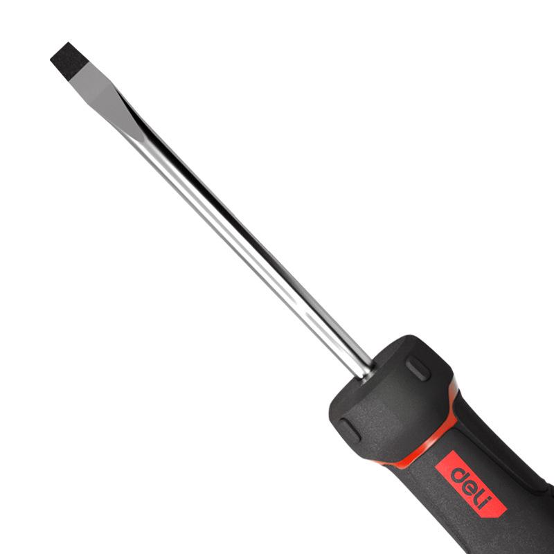 Deli Red & Black Series 3mm Flathead Screwdriver DL3440 DL3440