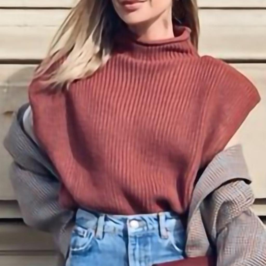 shoulder pad sweater